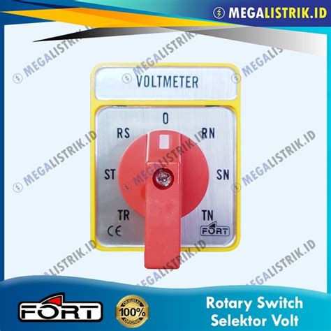 Jual Fort Selektor Volt 3P 20A Volt Selector Switch Rotary COS SFT20