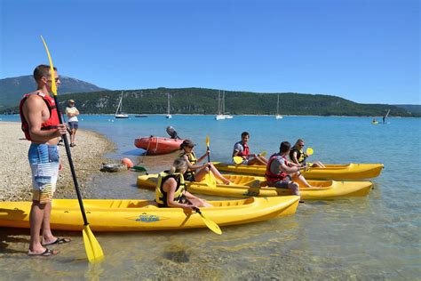 Foto Kayaks Am Lac De Sainte Croix Provence Entdecken