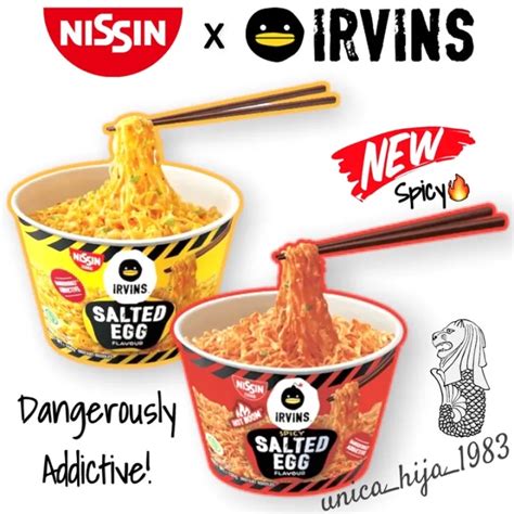 Onhand New Spicy Flavor Nissin X Irvins Salted Egg Cup Noodles Lazada Ph