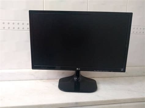 Monitor 23 8 LG Flatron 23mp55hq Preto Funcionamento Ok Mercado Livre