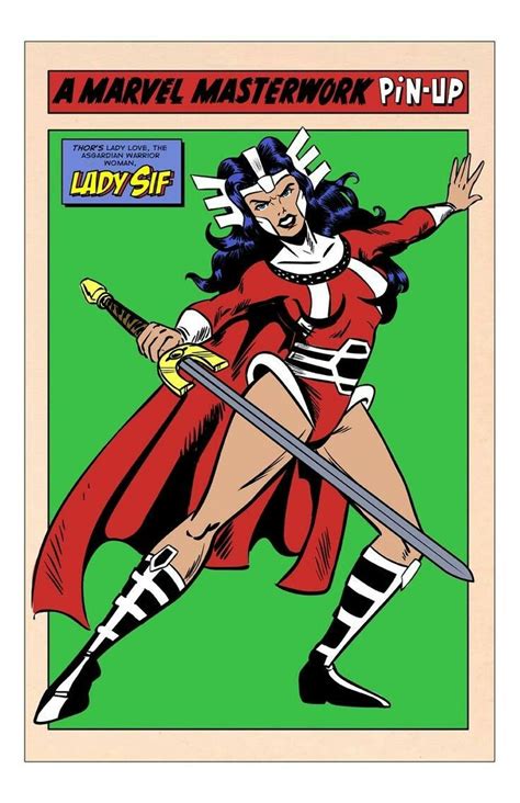 Pin By Lionel T On Marvel Masterwork Pin Up Marvel Masterworks Marvel Comics Art Lady Sif