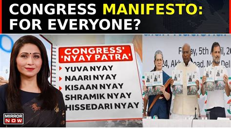 Congress Women Quota Caste Census Lgbtq Rights Manifestos Matter