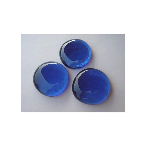 Xxlarge Blue Glass Pebbles Pebbles Are Perfect For Decoration Of Your Table For All Occations