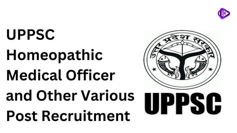 Uppsc Homeopathic Medical Officer And Other Various Post Recruitment