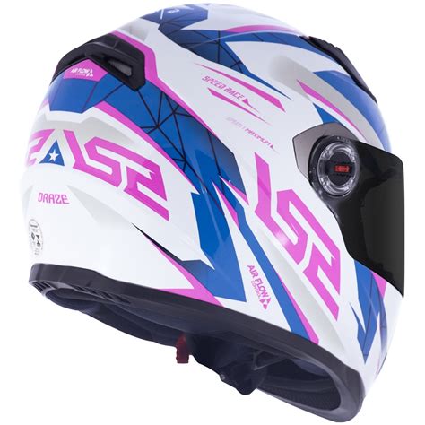 Capacete LS2 FF358 Draze Branco Azul Rosa LS2 Tamanho 58 M é aqui