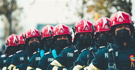 Firemen in Uniforms in Line · Free Stock Photo