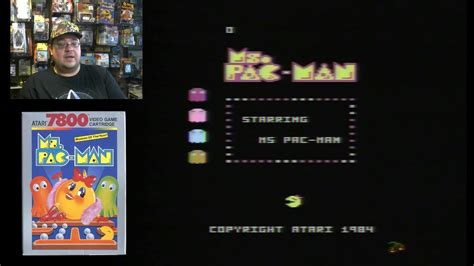 Ms Pac Man For Atari 7800 Game Play YouTube