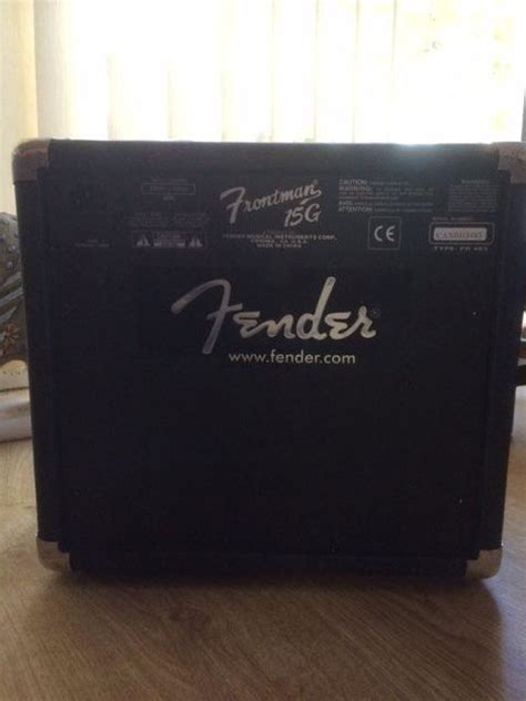 Fender Frontman 15g Electric Guitar Practice Amp Amplifier 1778396950