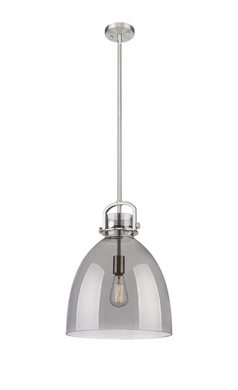 Newton Bell Light Inch Satin Nickel Multi Pendant