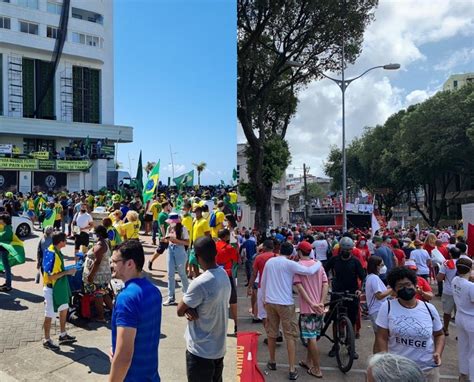 Protestos a favor e contra Bolsonaro apresentam horários semelhantes em