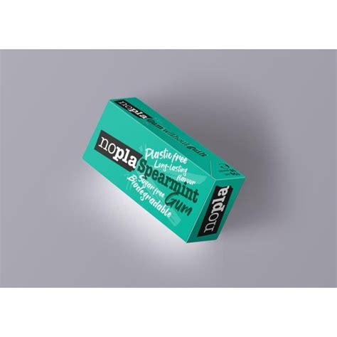 Nopla Spearmint Plastic Free Gum 15g X 12