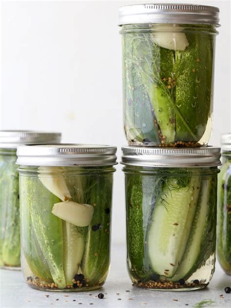 Quick Refrigerator Dill Pickles Completely Delicious