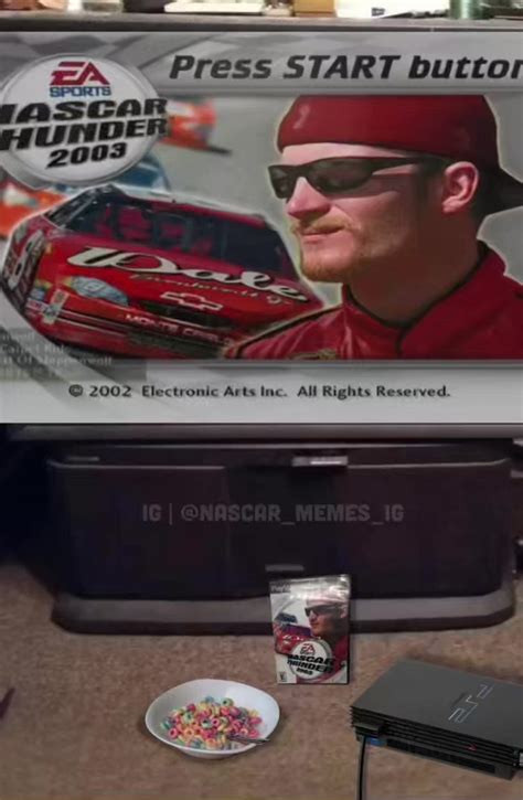 NASCAR Memes on Twitter: "pov: you wake up on a cold saturday morning ...