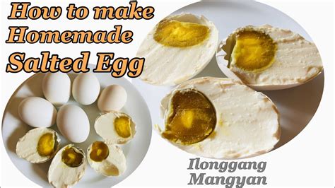 How To Make Homemade Salted Egg Llonggang Mangyan YouTube