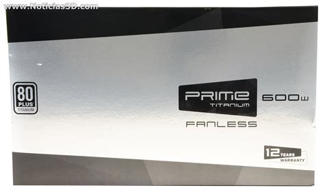 Seasonic Prime W Titanium Fanless