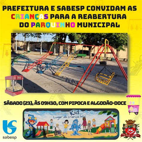 Parquinho Municipal Ser Reaberto Neste S Bado Portalk Br