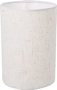 Vanzack Tall Drum Lamp Shade Cylinder Linen Lamp Cover Replacement