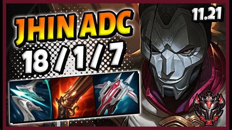 Jhin Vs Miss Fortune ADC KR Grandmaster Patch 11 21 18 1 7