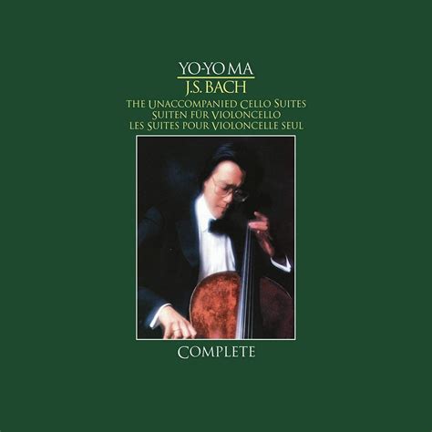 Bach Unaccompanied Cello Suites Complete Vinyl Yo Yo Ma Amazonca Music