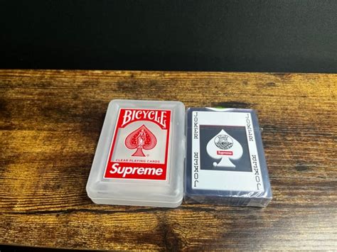 Supreme Bicycle Clear Playing Cards 1枚 【祝開店！大放出セール開催中】 小物