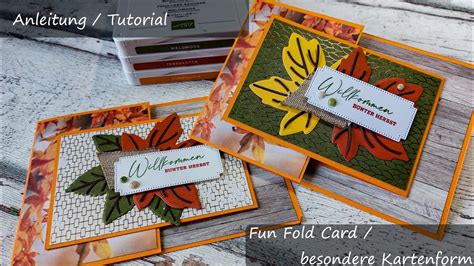 Fun Fold Card Besondere Kartenform Anleitung Tutorial Mit