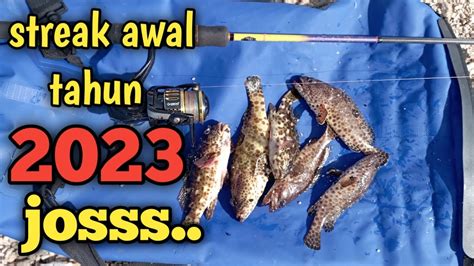 Mancing Casting Karang Dangkal Di Awal Tahun Youtube