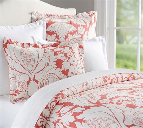 Damask Duvet Cover And Sham Pottery Barn