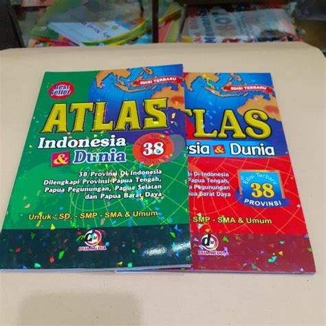 Jual Buku Atlas Lengkap Indonesiaand Dunia Edisi Terbaru 38 Propinsi