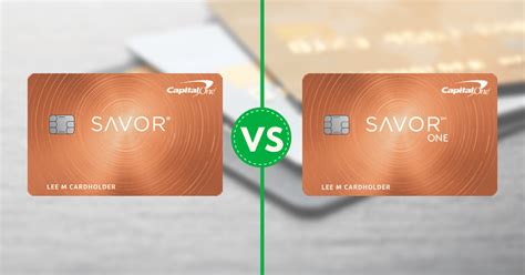 Capital One Savor Rewards vs. SavorOne: What's the Difference? - Clark ...