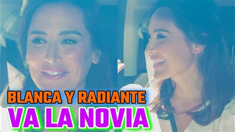 BLANCA y RADIANTE va la NOVIA Tamara Falcó LLEGA a EL RINCÓN para