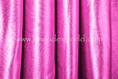 4 Way Stretch Metallic Foil Fuchsia