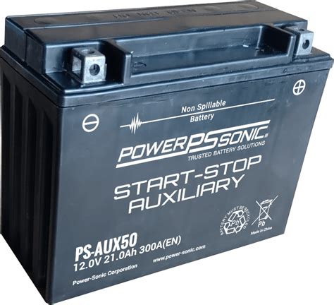 Start Stop Auxiliary Batteries For Start Stop Cars Vehicles Power Sonic