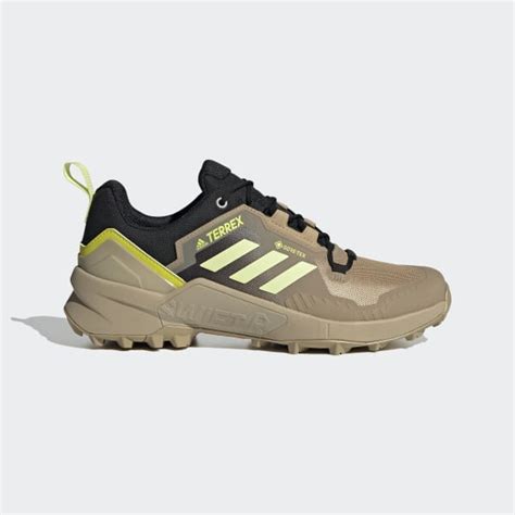 Adidas Terrex Swift R3 Gore Tex Hiking Shoes Beige Mens Hiking