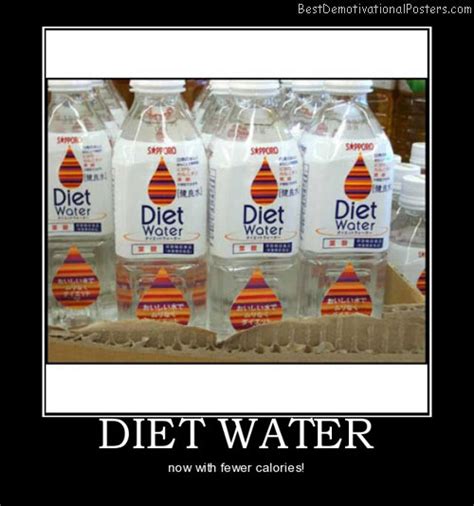 Diet Water - Demotivational Poster