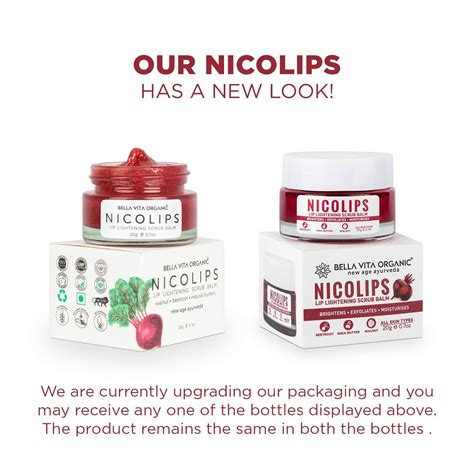 Nicolips Lip Balm Scrub For Lightening Brightening Dark Lips G Ebay