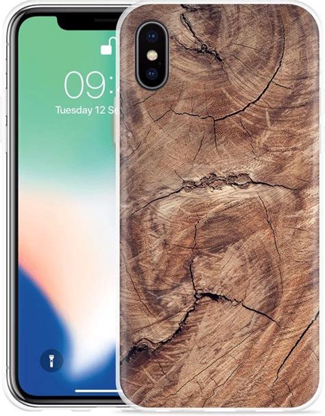 Geschikt Voor Apple Iphone X Hoesje Boom Doorsnede Designed By Cazy Bol