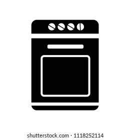 Big Gas Cooker Icon Outline Illustration Stock Vector Royalty Free