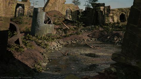 Artstation Swampy Ruins