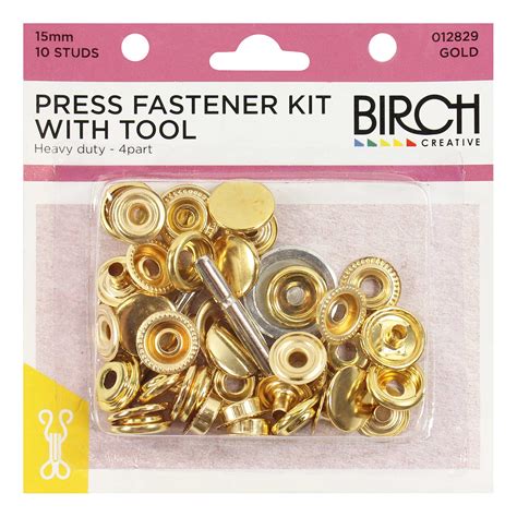 Press Studs Heavy Duty Tool Birch Wholesale