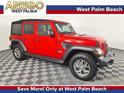 Certified Pre Owned 2020 Jeep Wrangler Unlimited Freedom Edition 4d Sport Utility In West Palm