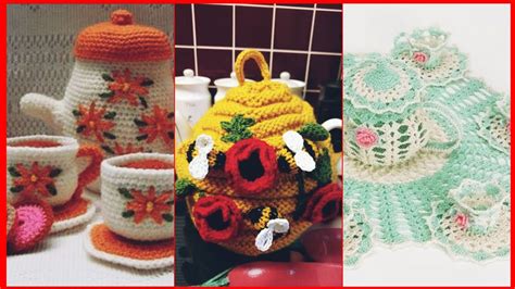 Very Beautiful And Trendy Crochet Pattern Crochet Kitchen Sets Design