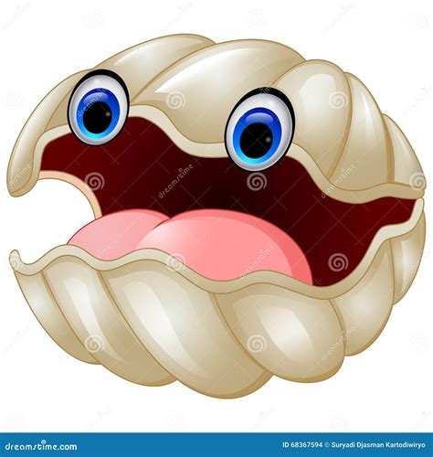 Cartoon Oyster Stock Vector Image 68367594