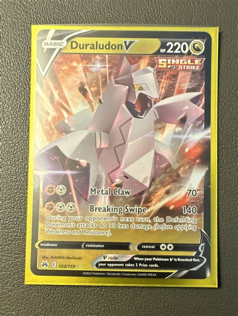 Mavin NM Pokemon Crown Zenith Duraludon V Ultra Rare 103 103 159