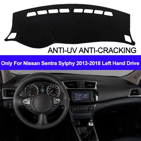 Taijs Car Dashboard Cover For Nissan Sentra Sylphy 2013 2015 2016 2017 2018 Dash Mat Dash Pad