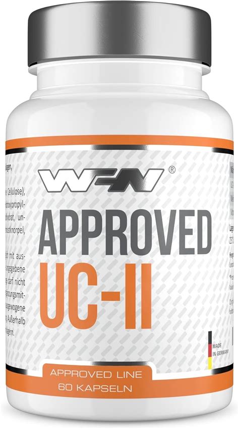 WFN Approved UC II Undenaturiertes Kollagen Typ 2 Hochdosiert 60