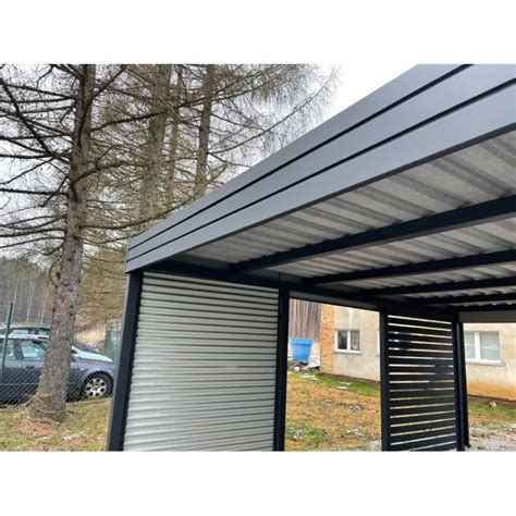 Carport Stahl Modern Garagen 6x6m