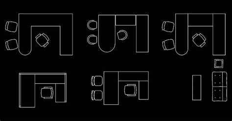 Office Workstation Cad Blocks Dwg Cad Blocks Dwg