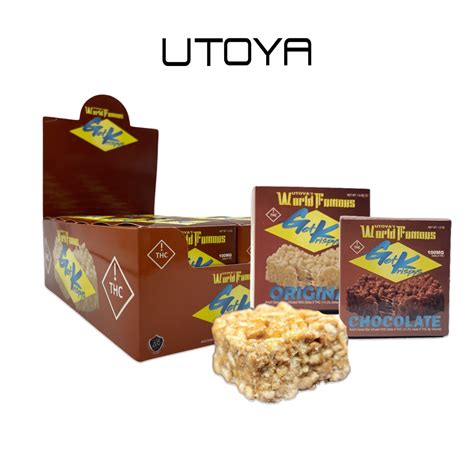 Delta 9 Thc Cereal Bar Treats 100 Mg Each Utoya Wholesale Hemp Products