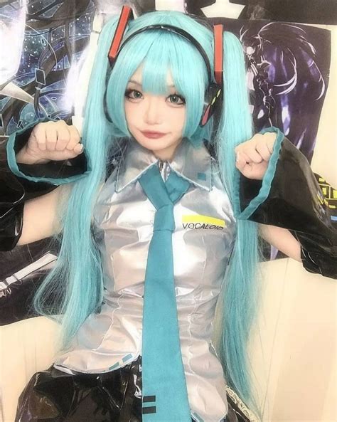 Miku Hatsune Cute Cosplay Vocaloid Cosplay Miku Cosplay