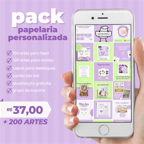 Pack Canva Papelaria Personalizada